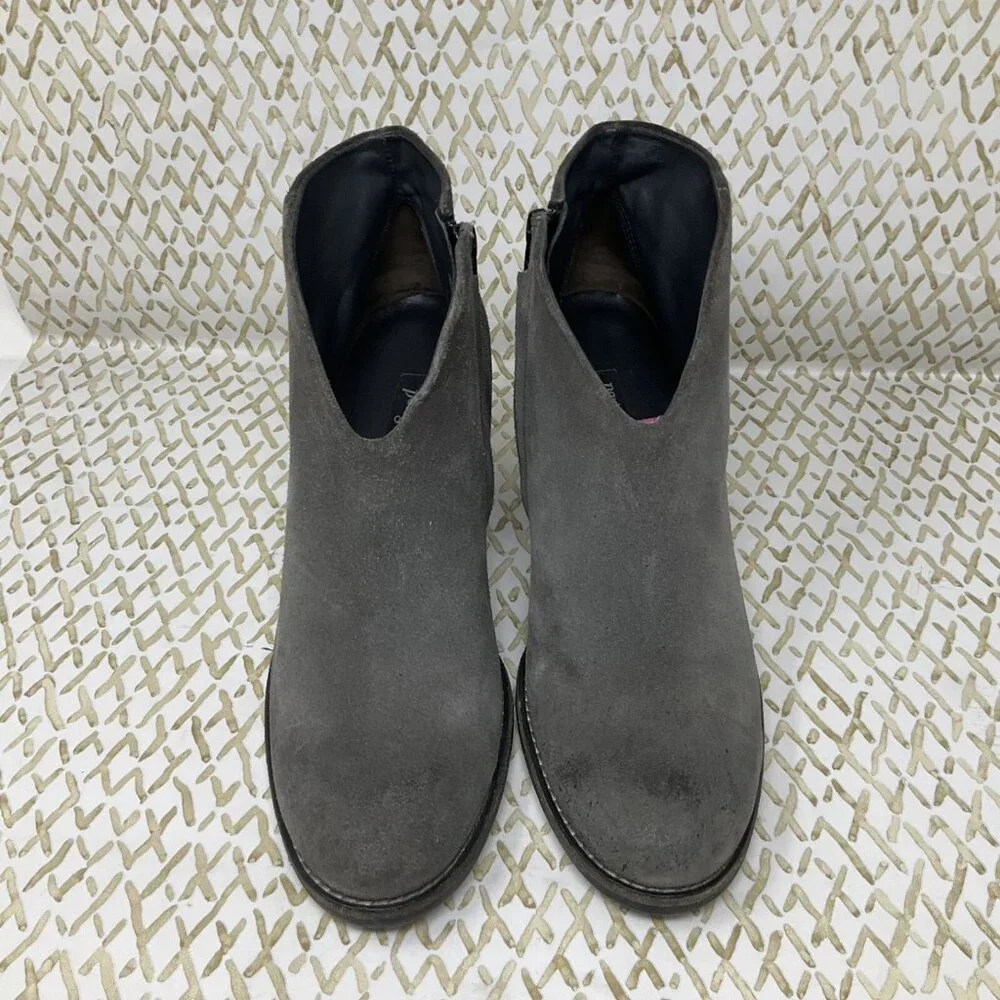 PAUL GREEN Gray Suede DELGADO Ankle Booties Leather Boots Size UK‎ 5 US 7.5
